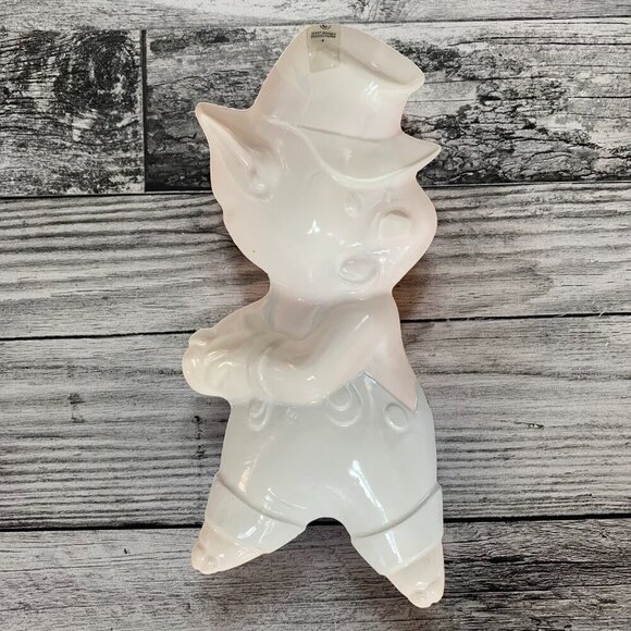 Rare Walt Disney Herstellung Germany 3 Little Pigs Plastic Wall Decor Art 3D - Picture 6 of 7